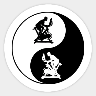 YIN YANG CYCLE Sticker